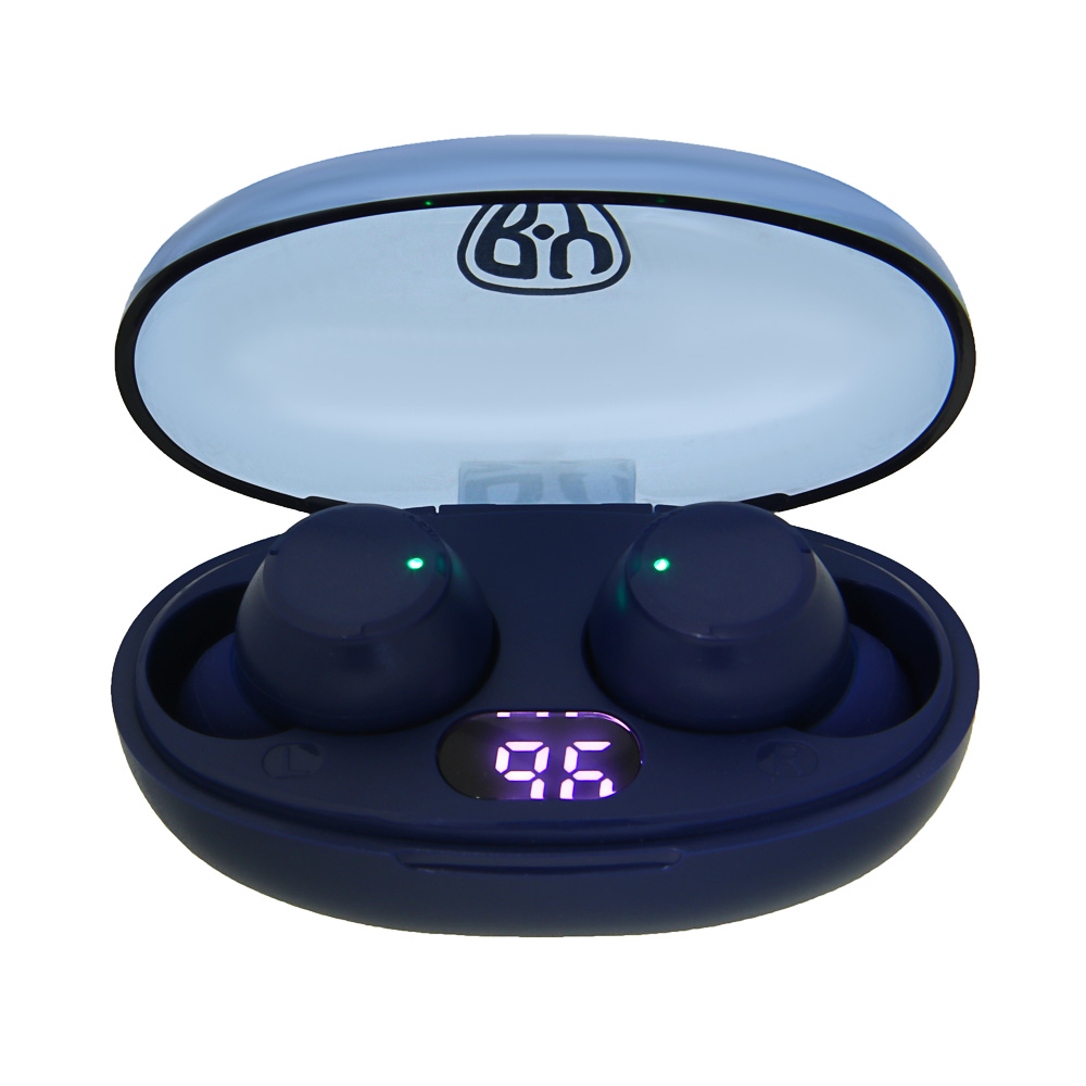 Наушники беспроводные TWS BY Wave, 30/200 mAh, BT:5.3, синий - #1