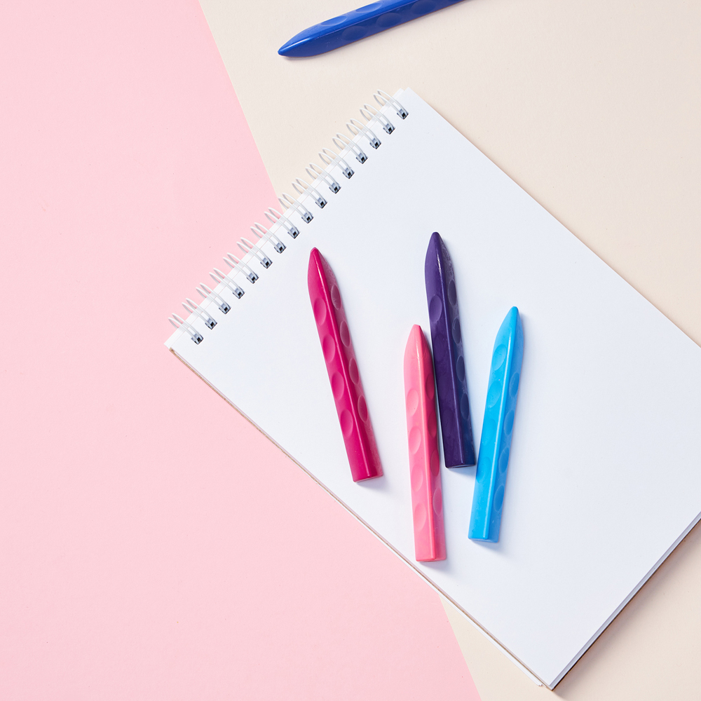 BY Русские Супергерои Мелки восковые пласт., 24 цвета, эрг.3-гранная форма, 10см, "Василиса" - #16