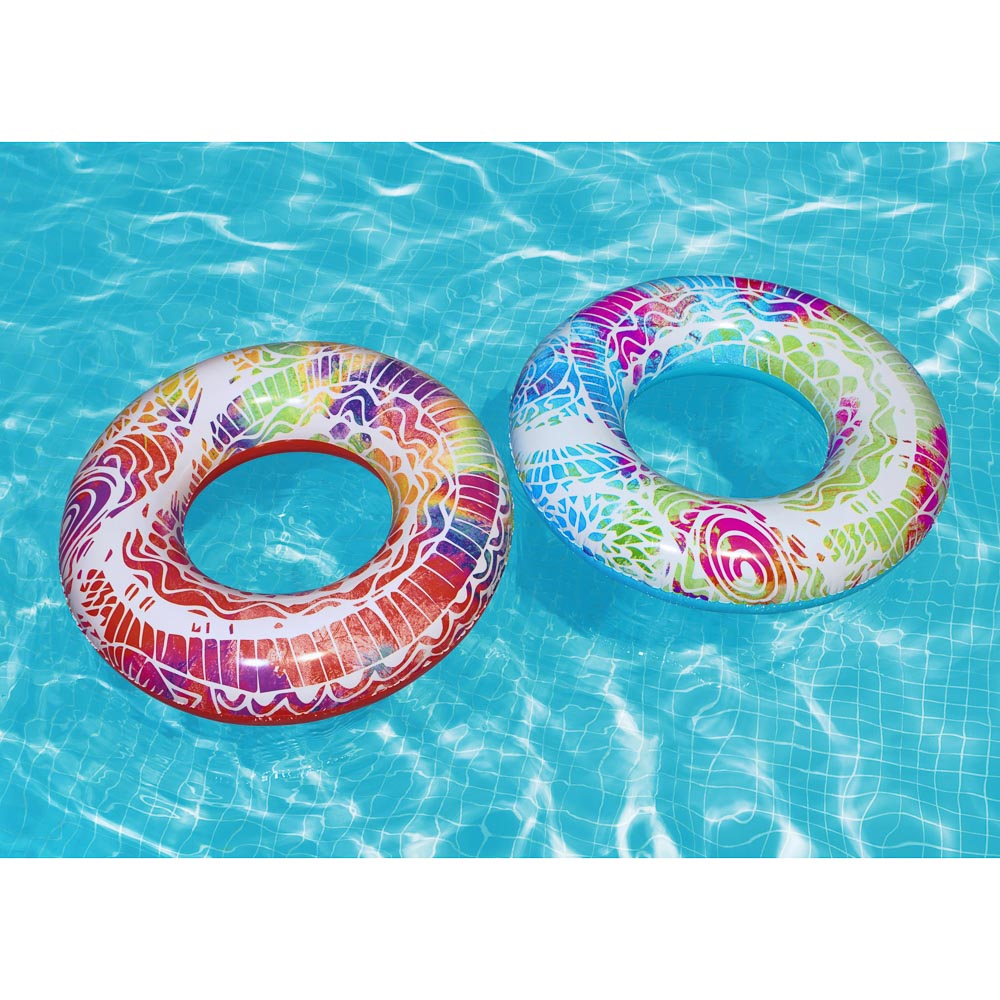BESTWAY Плавательный круг SUMMER SWIRL, 91см, ПВХ, от 10 лет, 36084 - #7