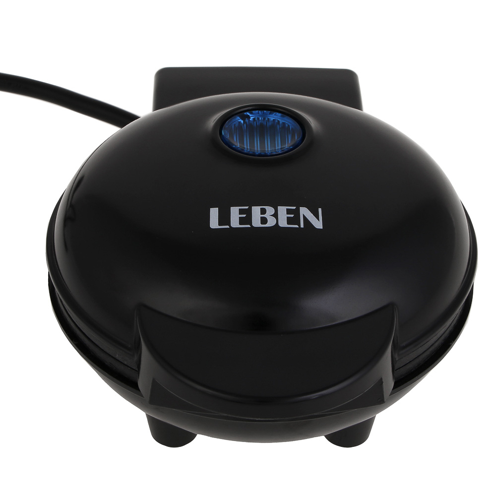 LEBEN Мини-вафельница, 550 Вт, пластик, нерж. сталь, антиприг.покрытие - #6