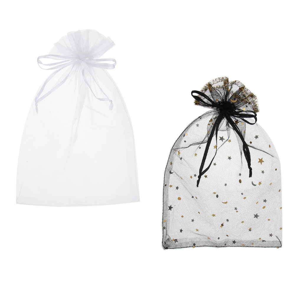 Мешок подарочный, 16x24 см, органза, 2 цвета - #1