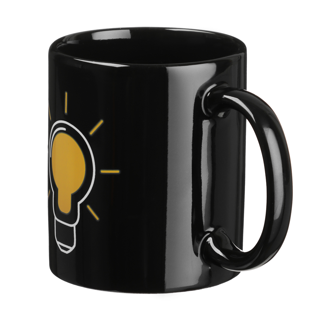 MILLIMI Лампочка Кружка 350мл с терморисунком, керамика - #3