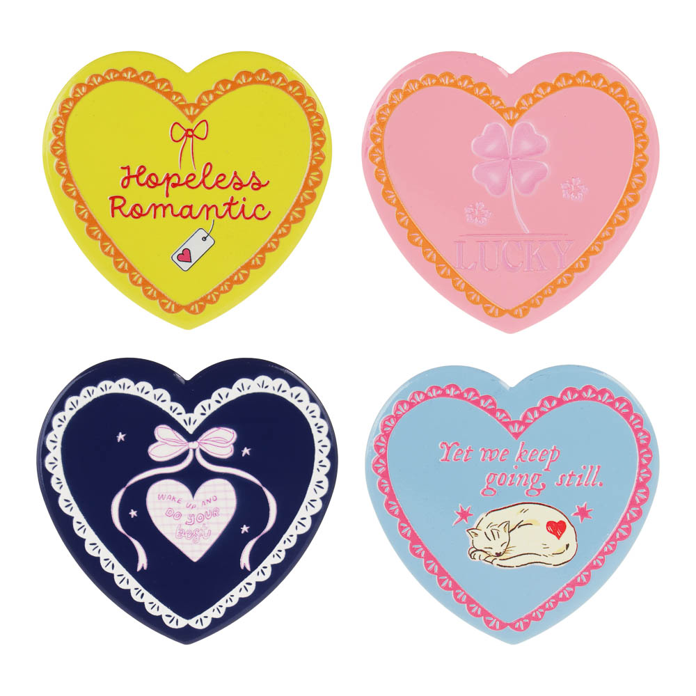 Подставка для горячего тм LADECOR "Сердце", 11 см, керамика, пробка, 4 цвета - #1