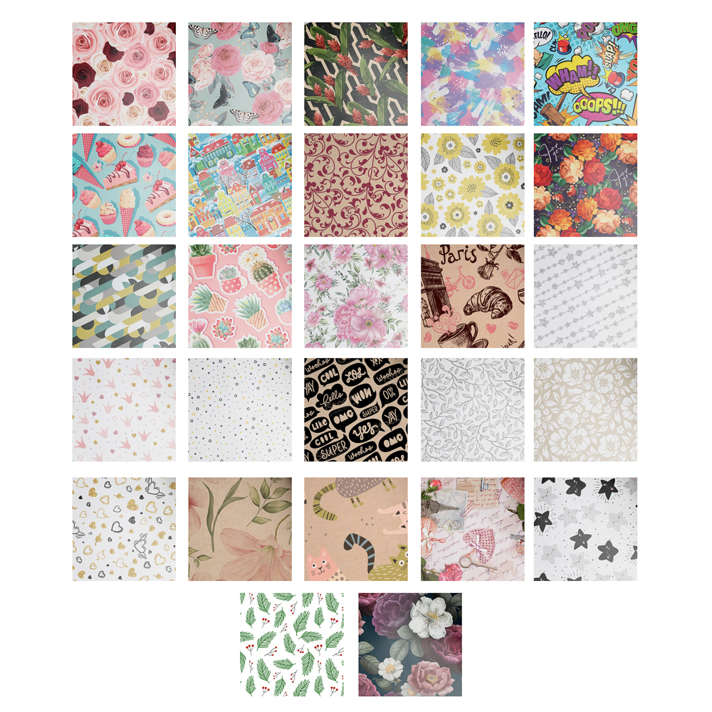 Бумага упаковочная, 70х100см, в ассортименте - #1