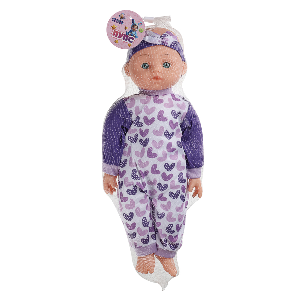 ИГРОЛЕНД Пупс мягкое тело, звук, 45 см, пластик, полиэстер, 3хAG13, 4 диз. - #7