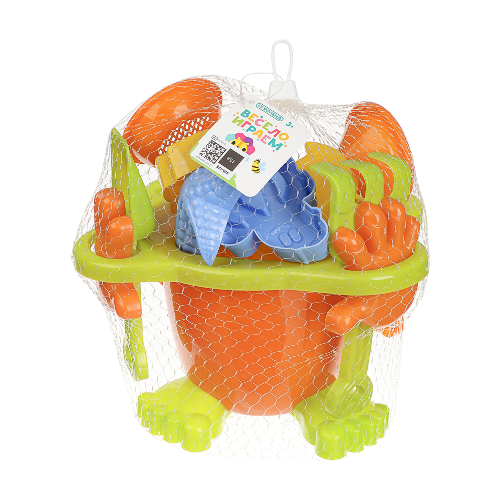 Набор для игры в песке "Дружок", ИГРОЛЕНД, 9 предметов, для детей 3+ - #9