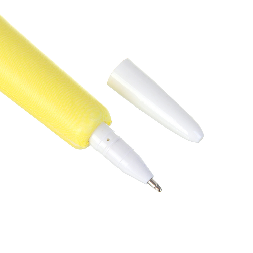 Ручка-мялка шариковая синяя, в форме монстрика, 4 дизайна - #4