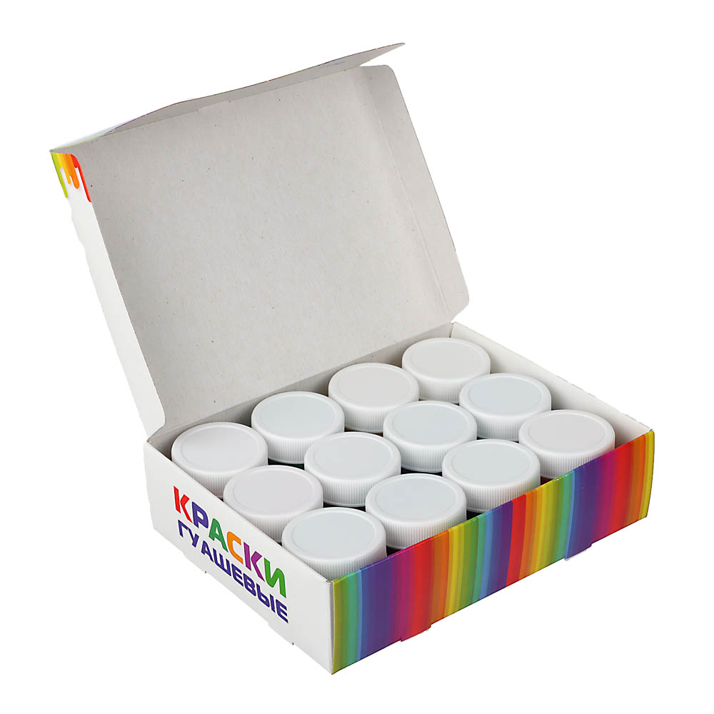 Гуашь 12цв. ClipStudio объем баночки 20мл - #3