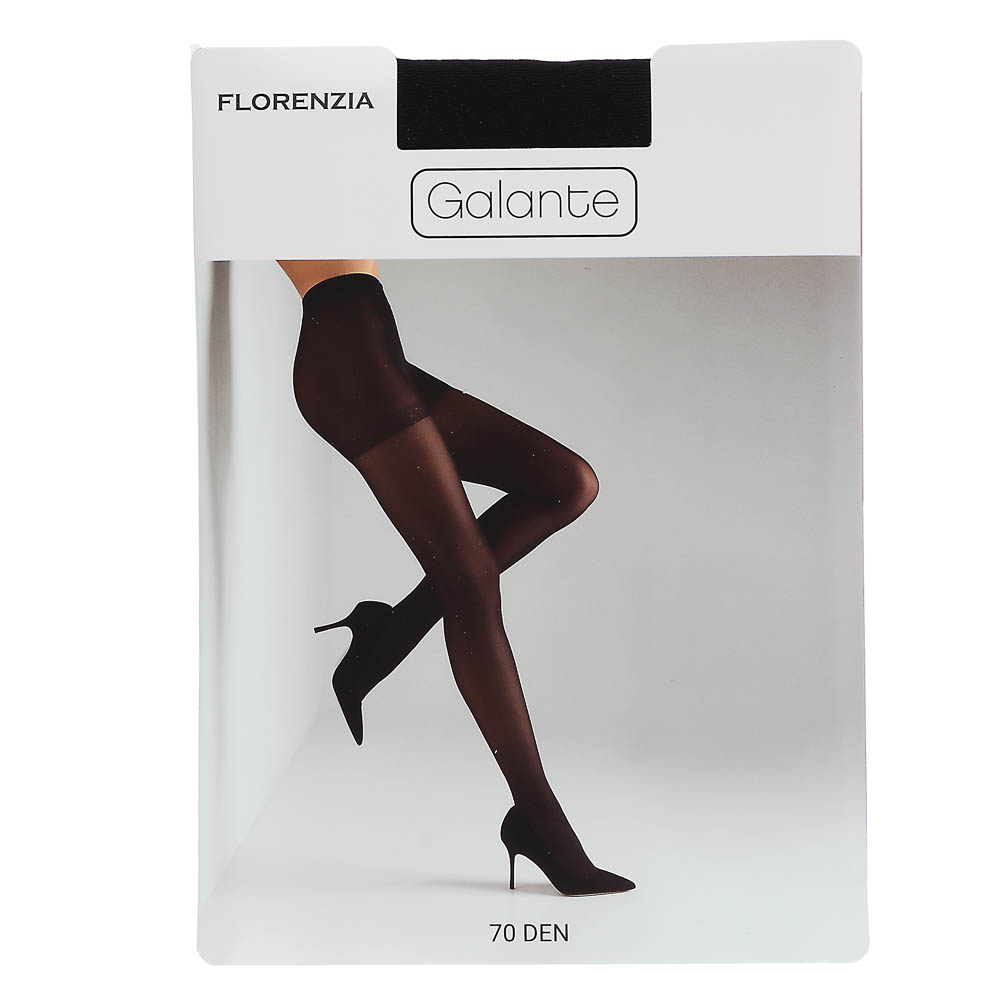 GALANTE Florenzia Колготки 70 DEN с шортиками, 84% полиамид, 16%эластан, размер 4, цвет черный - #1