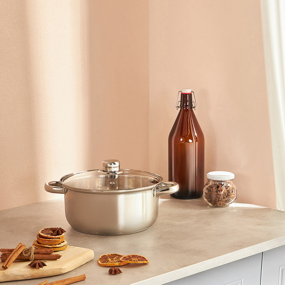 Джерси Кастрюля с крышкой 3,7л, 22х11см - #10