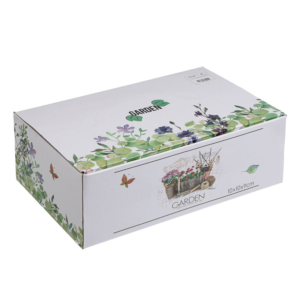 Кашпо тм INBLOOM, 10х9см, керамика, диз.1 - #7