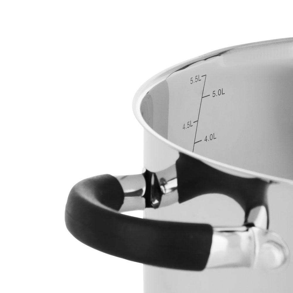 SATOSHI Арбон Кастрюля 24х13,5см, 5,9л, со стекл. крышкой, индукция - #6