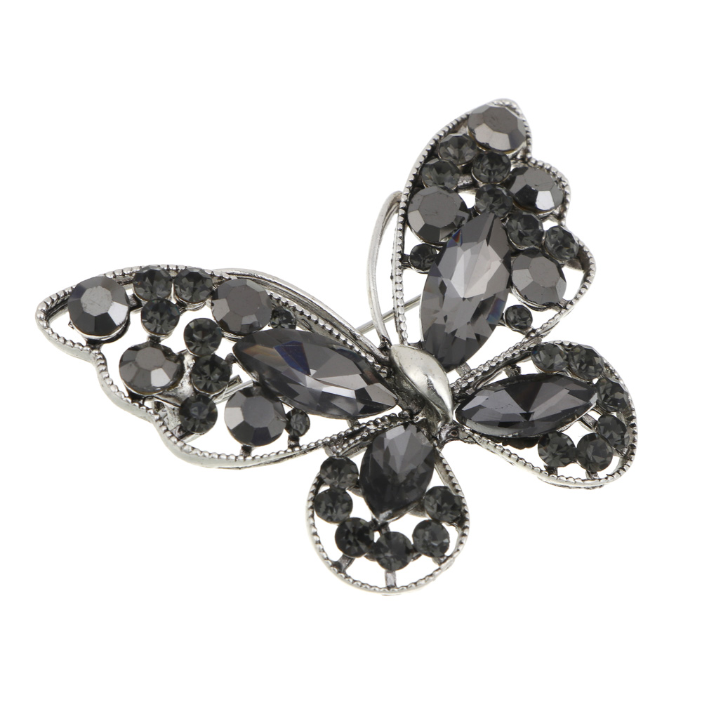 Брошь бабочка, сплав, 2 дизайна, БЖ25-21 - #2