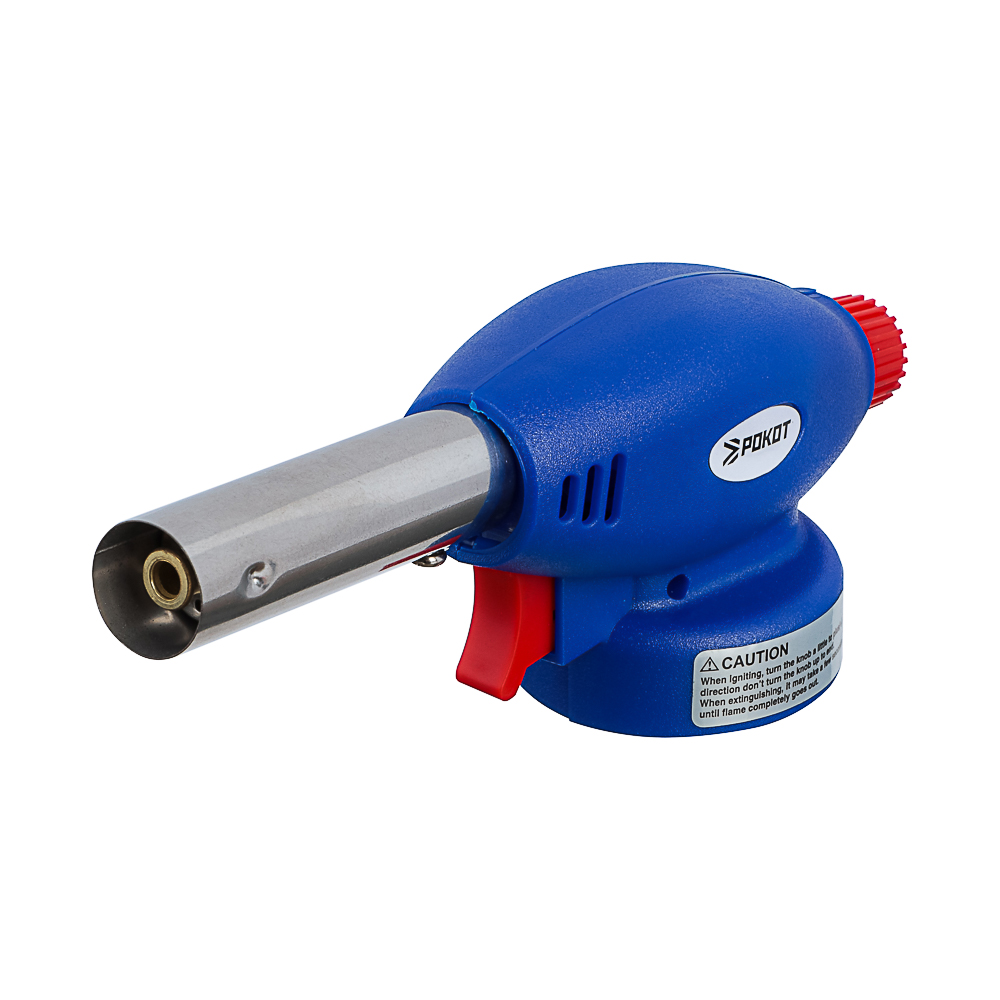 Горелка газ. с пьезорозжигом тм РОКОТ, цанг. захват, сопло 19мм, 17х6,6х5,1см - #3