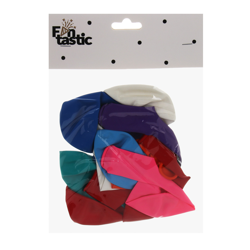 Набор воздушных шаров тм Fntastic, 10 шт, 12", цветные в пакете - #3