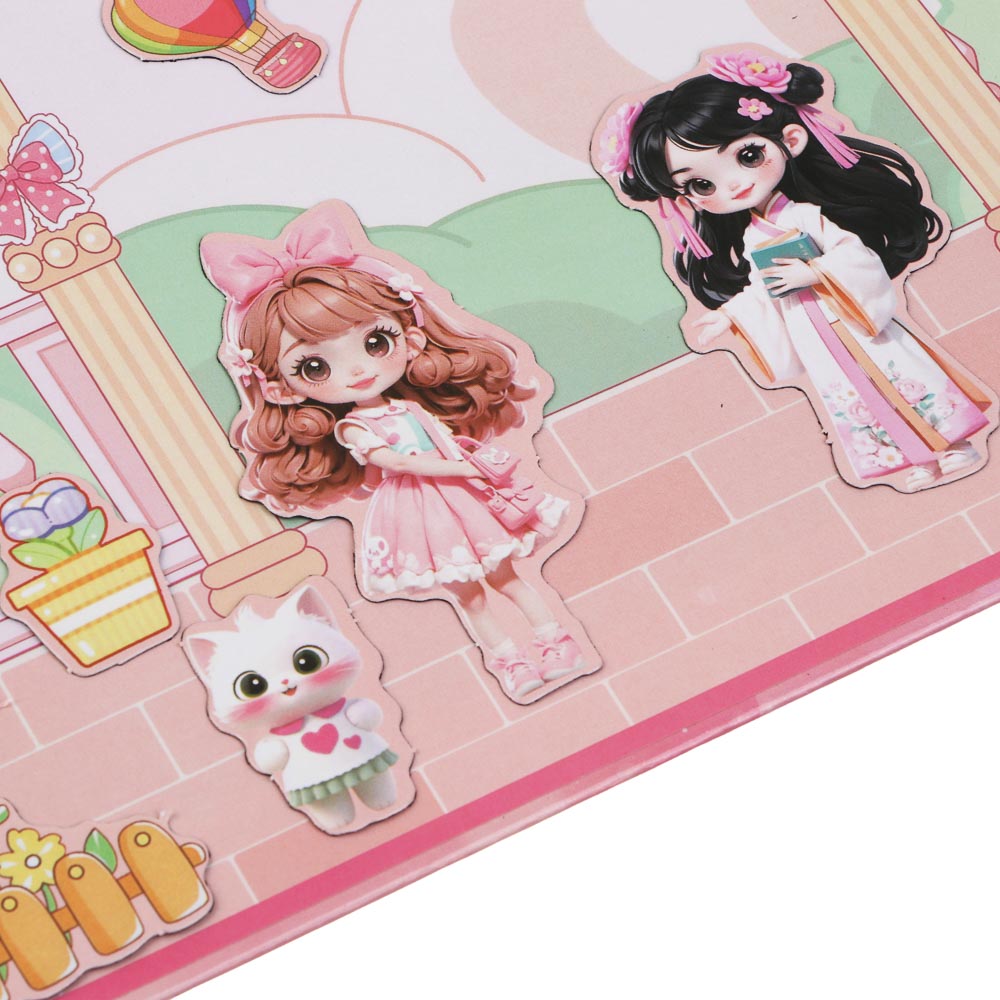 Набор для творчества с наклейками, гравюрой, магнитным пазлом, 23,5х24,5см, картон, бумага, микс, 3+ - #14