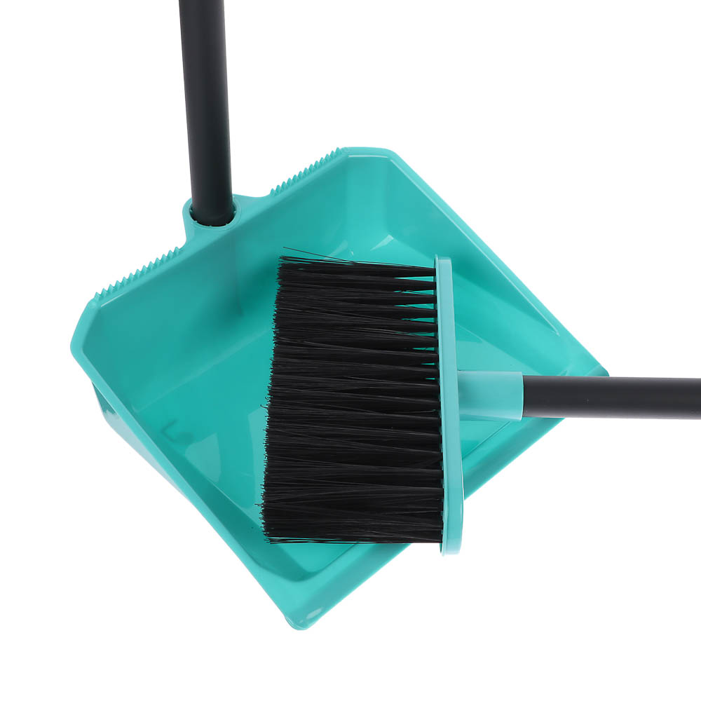 Набор для уборки с щеткой и совком тм VETTA Практик, пластик, 79х19х17см - #3