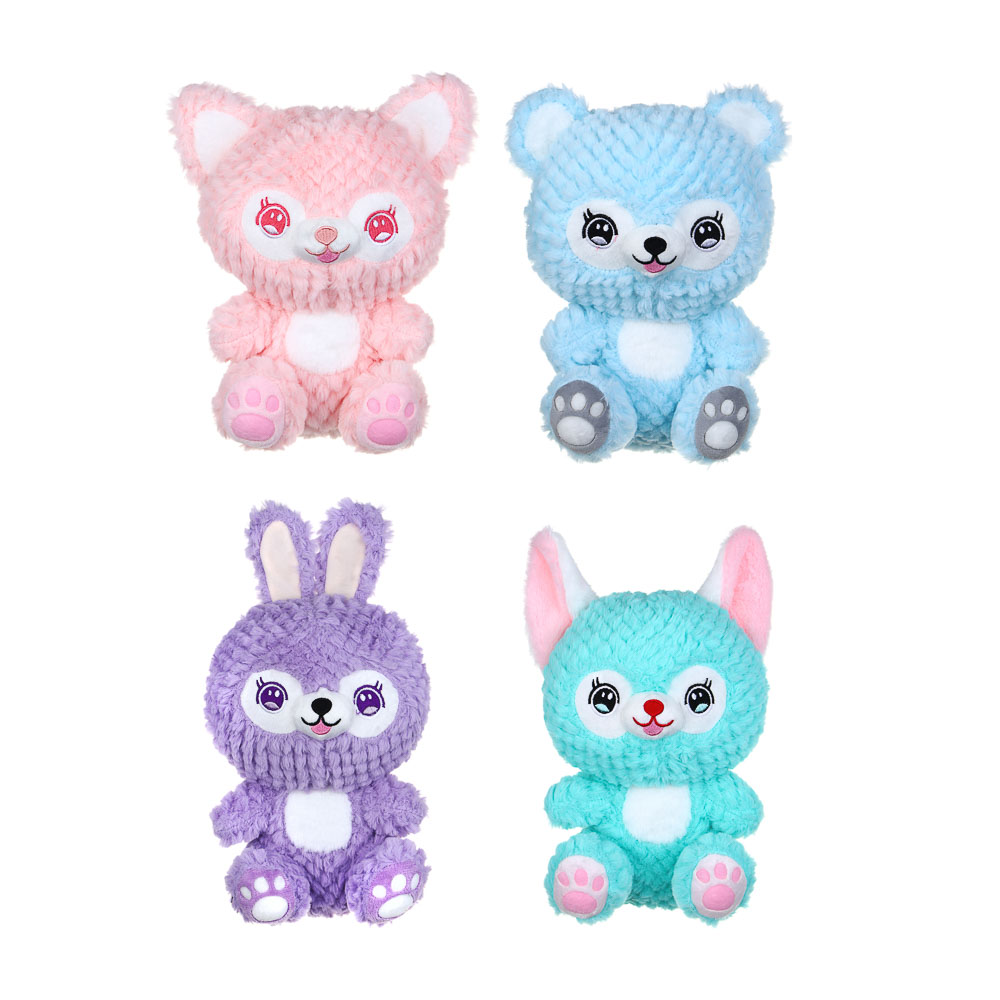 ИГРОЛЕНД Игрушка мягкая "Зверуша" 23 см, полиэстер, 4 диз. - #1