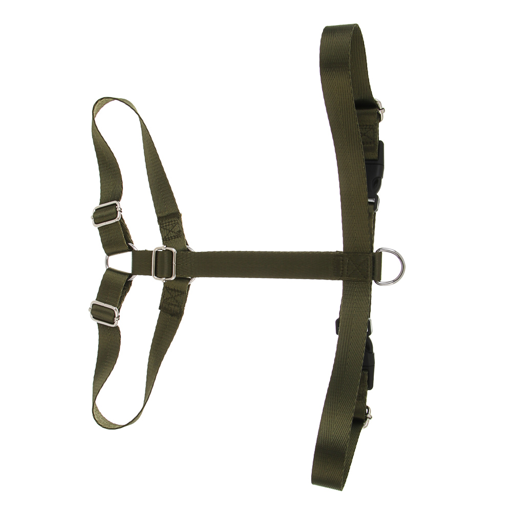 Шлейка для животных тм VETTA, нейлон, хаки/беж, обхват шеи 40-64см, обхват груди 50-74см, размер L - #7