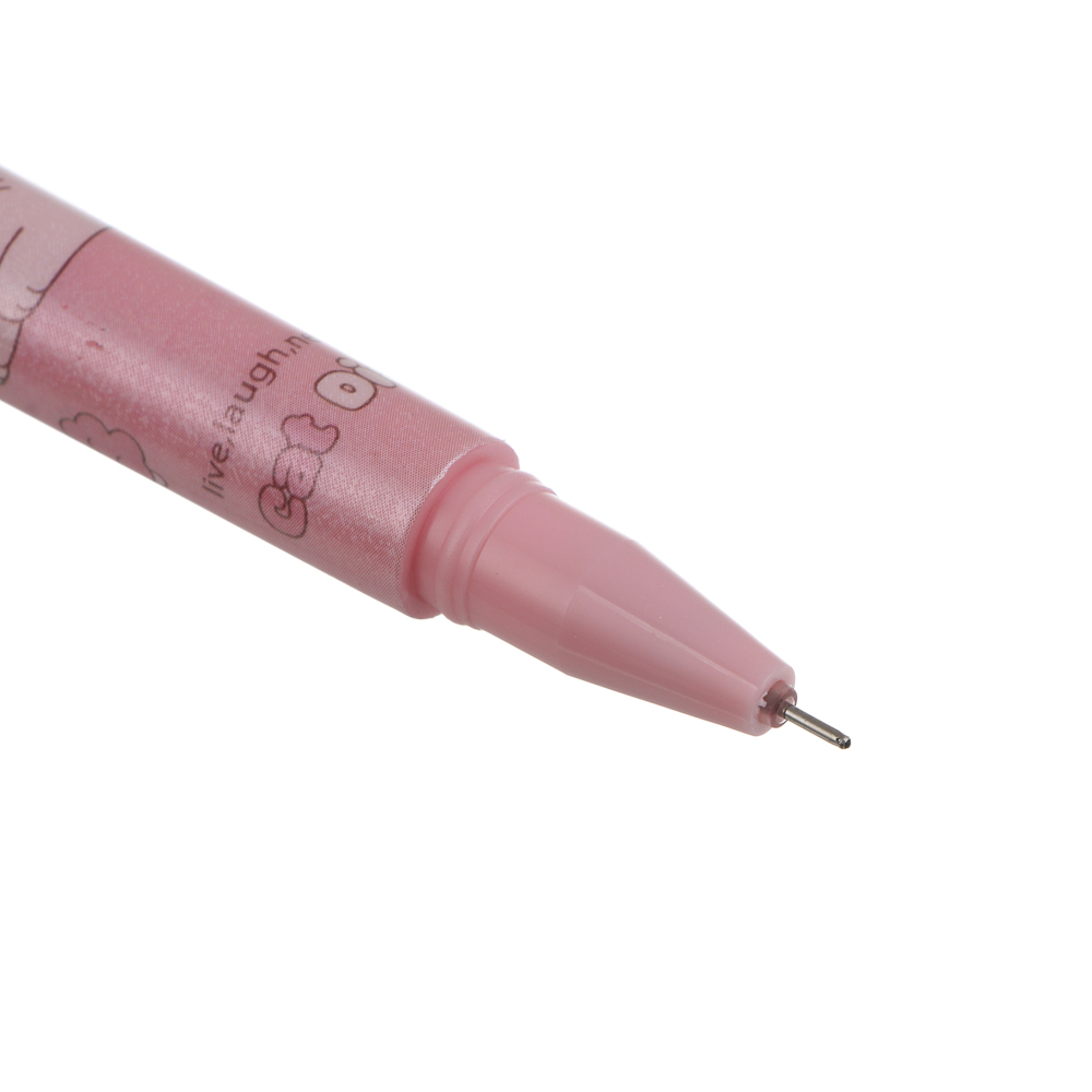 Ручка гелевая черная 0,5мм, с LED подсветкой "Котики", 4 вида - #4