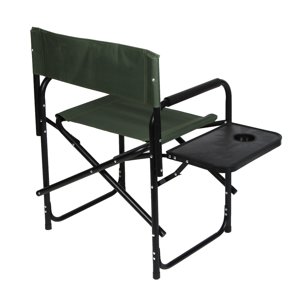 Кресло складное тм РУССО ТУРИСТО, с подлокотниками и столиком, до 120 кг, 78х56х45см - #4
