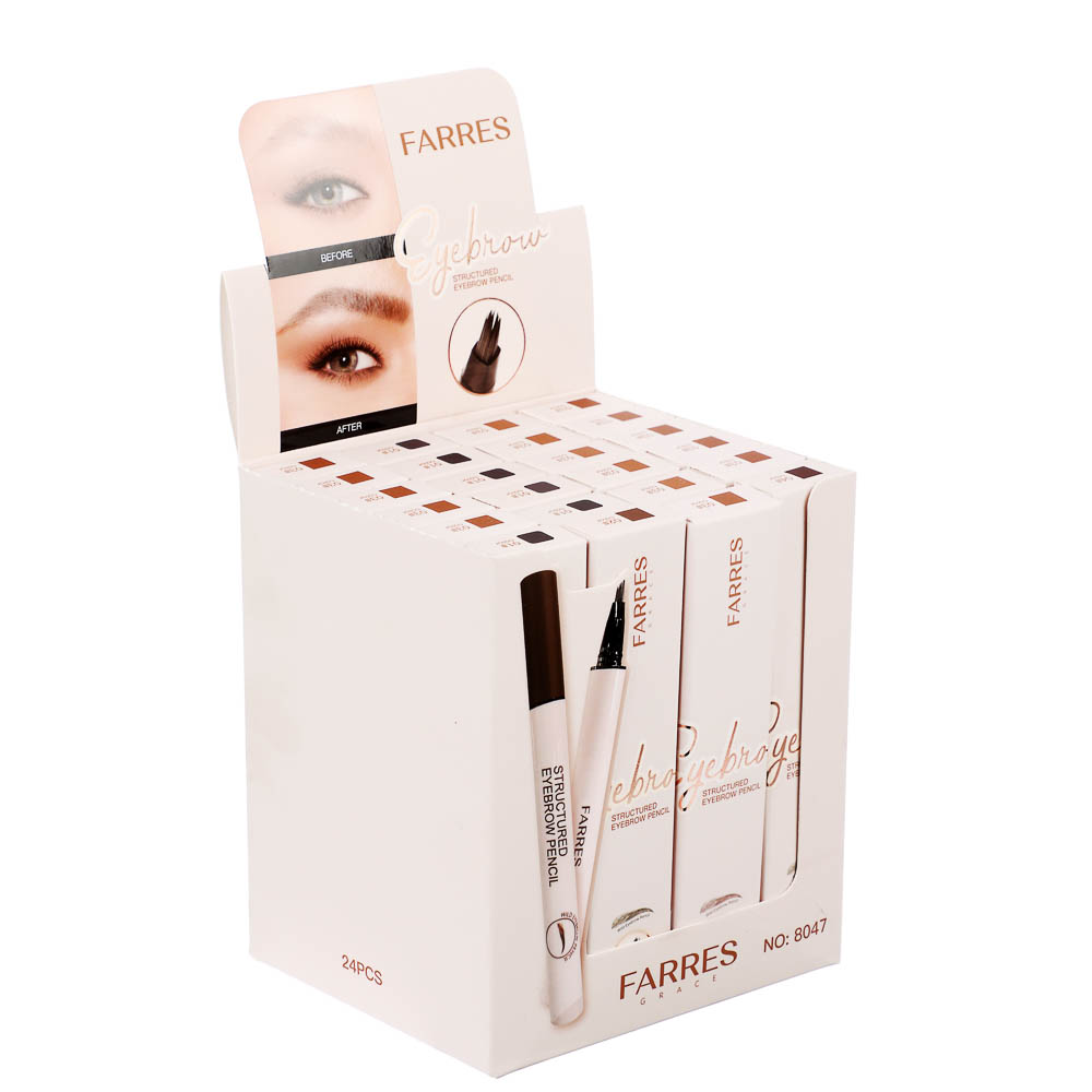 Лайнер для бровей с эффектом микроблейдинга, тм Farres, 1,2 мл - #8