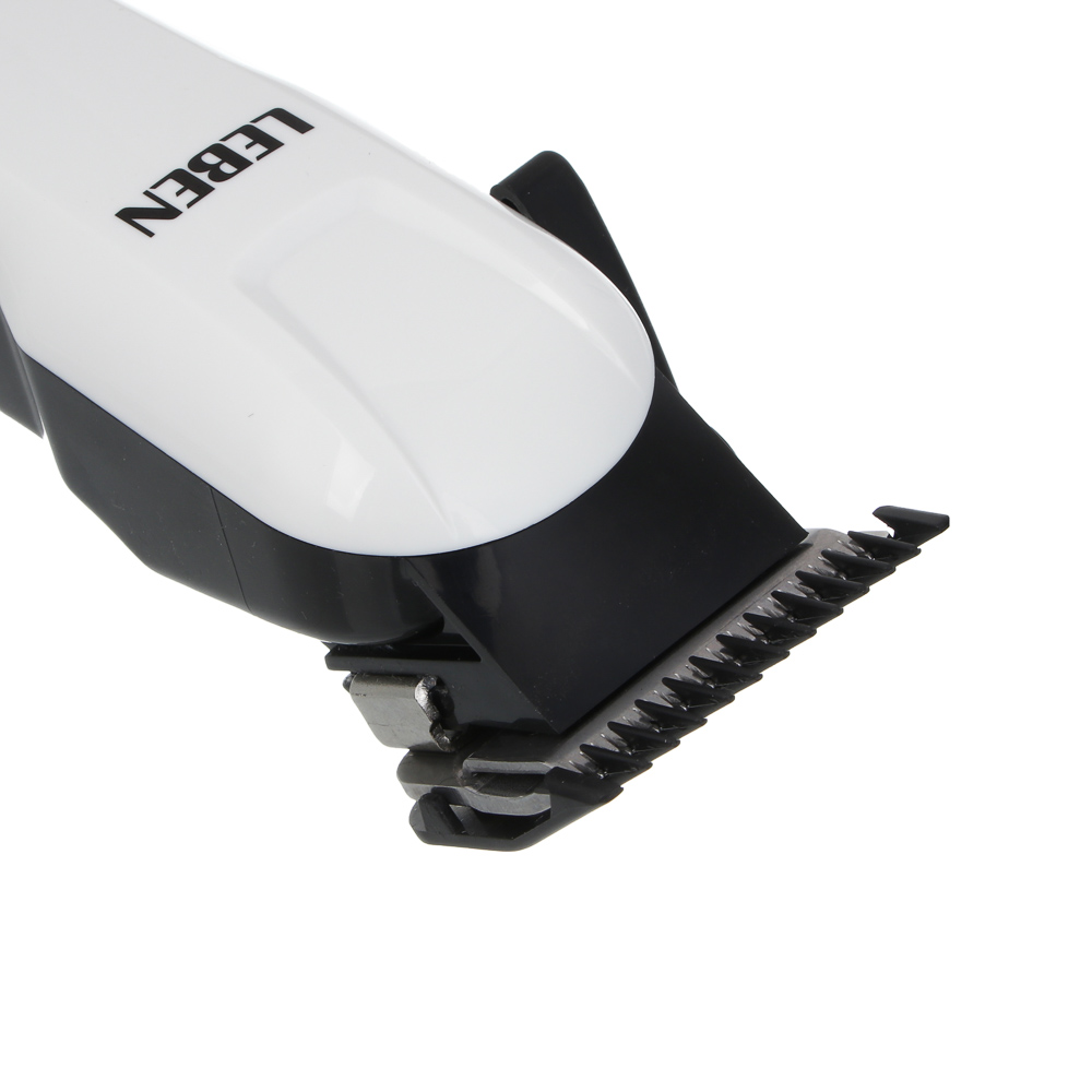 LEBEN Машинка для стрижки волос, 4 насадки: 3/7/9/12мм, Li-ion 3,7в/1200мАч, USB - #10