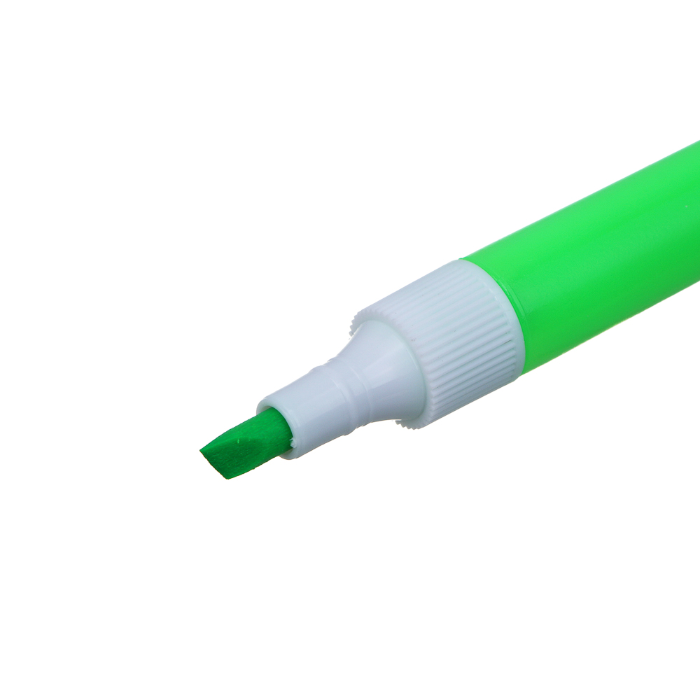 ClipStudio Маркер-выделитель зеленый, круглый корпус, скошенный наконечник - #4