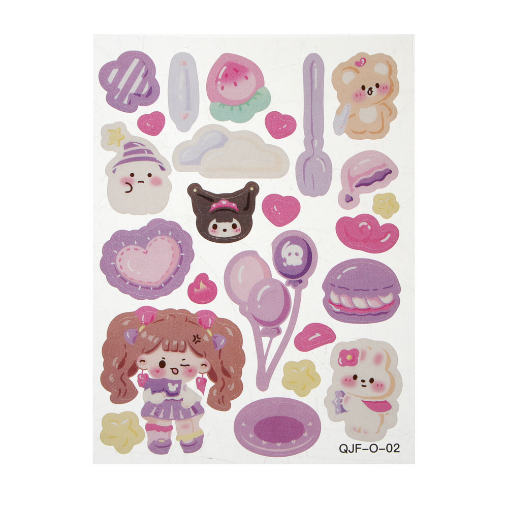 Набор для творчества "Брелок с наклейками", 11,9х9,2х3,6см, акрил, PET, 5 дизайнов - #11