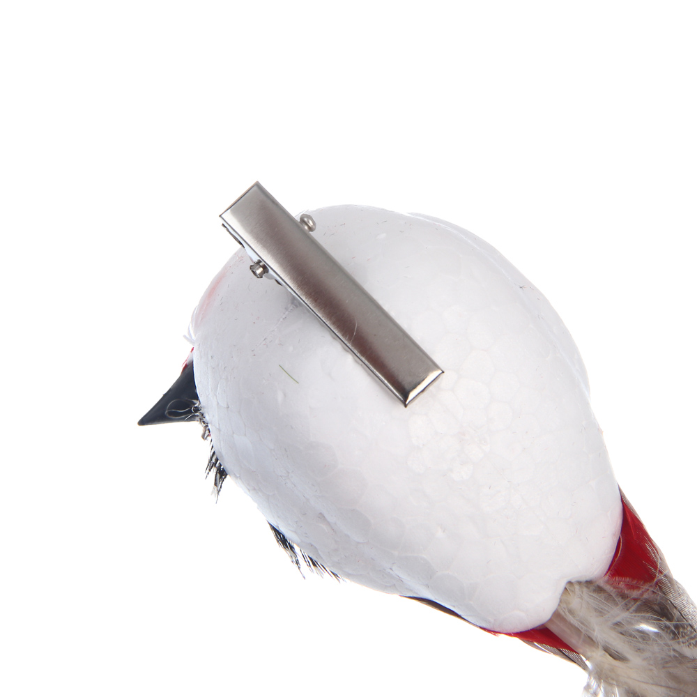 Птица на прищепке тм INBLOOM, 14x4см, пенополистирол, перо - #7