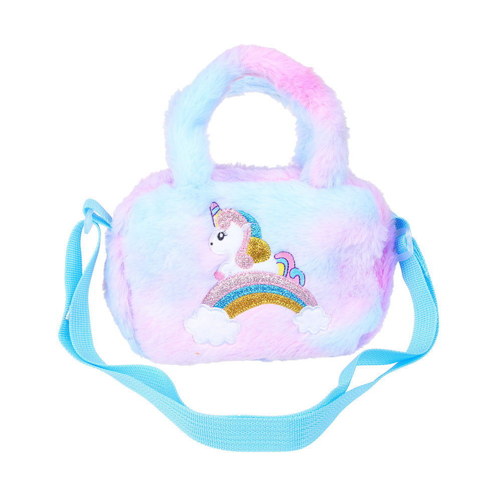 ИГРОЛЕНД Сумка детская мягкая "Единорожка" полиэстер, 17х13х4см, 2 вида - #2