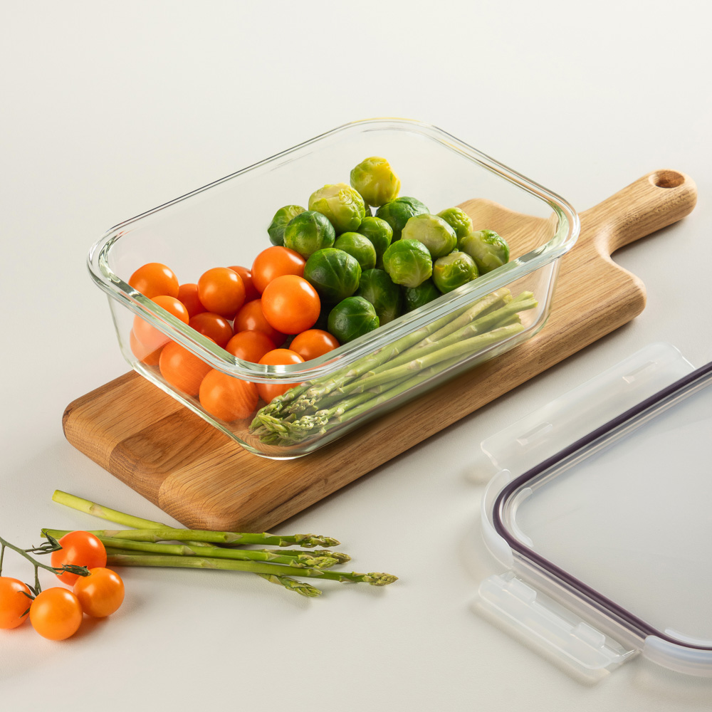 VETTA Контейнер для продуктов на защелках 1500мл, жаропроч.стекло - #12