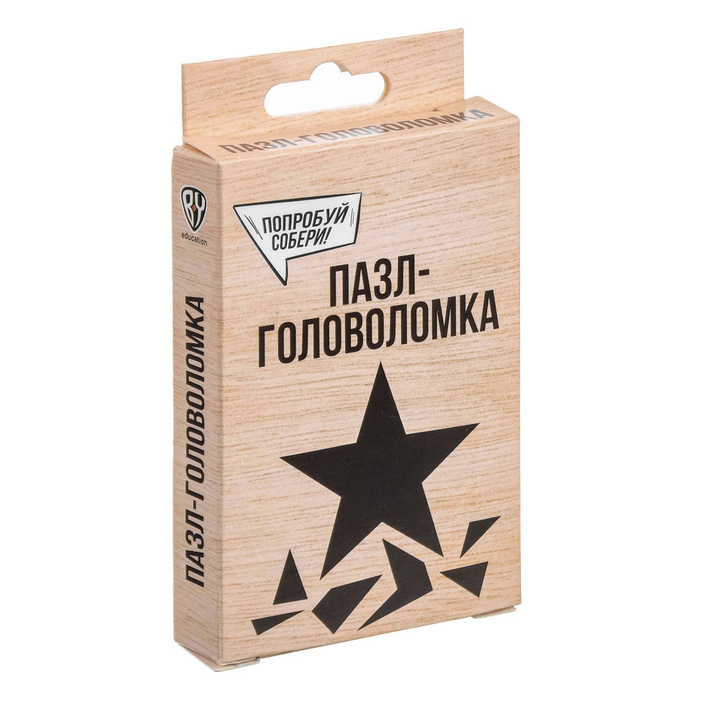 BY Education Пазл - головоломка, 6х9х1,5см, ХДФ, 6 дизайнов - #3