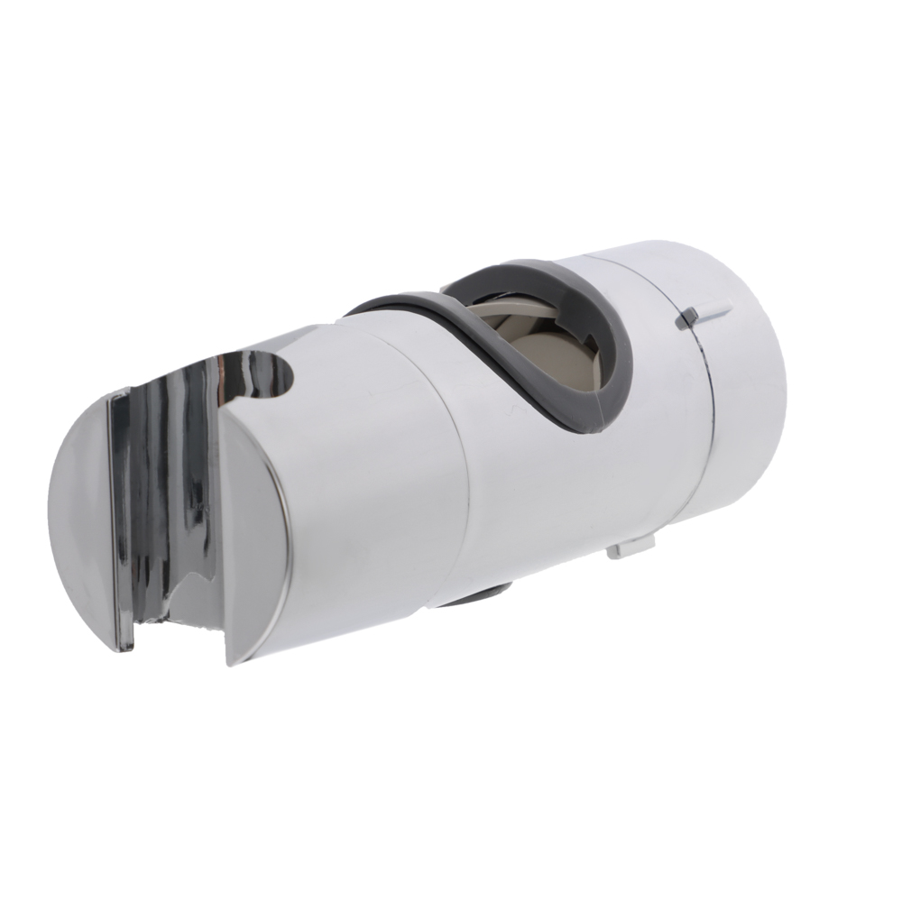 Держатель для лейки душа, на штангу и стойку, универсальный, пластик, хром - #1