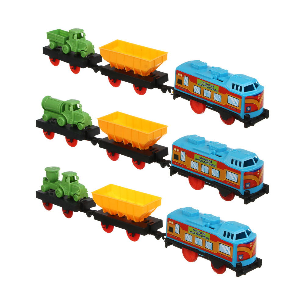 Электропоезд игрушечный, тм ИГРОЛЕНД, "Грузовой", 1хАА, PP, PS - #2