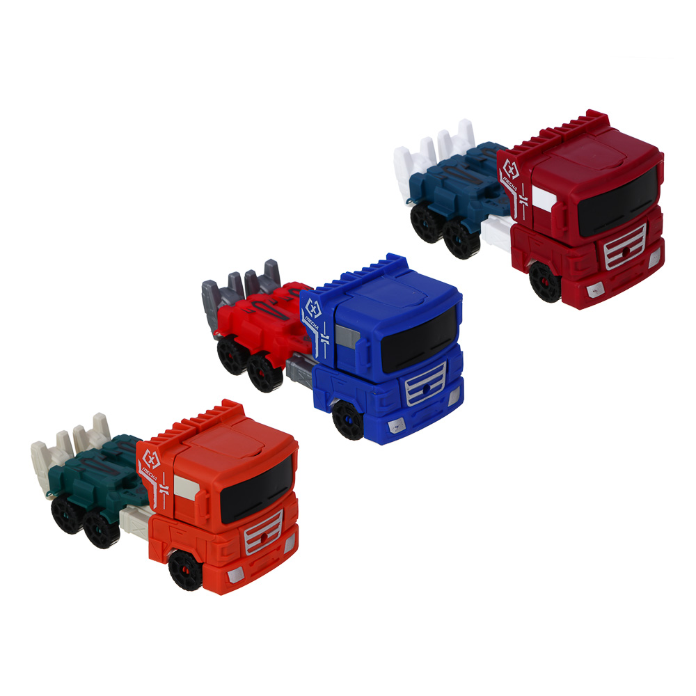 ИГРОЛЕНД Робот "Воин улиц", трансформация, ABS, 20,7х23х6,5 см, 3 дизайна - #3