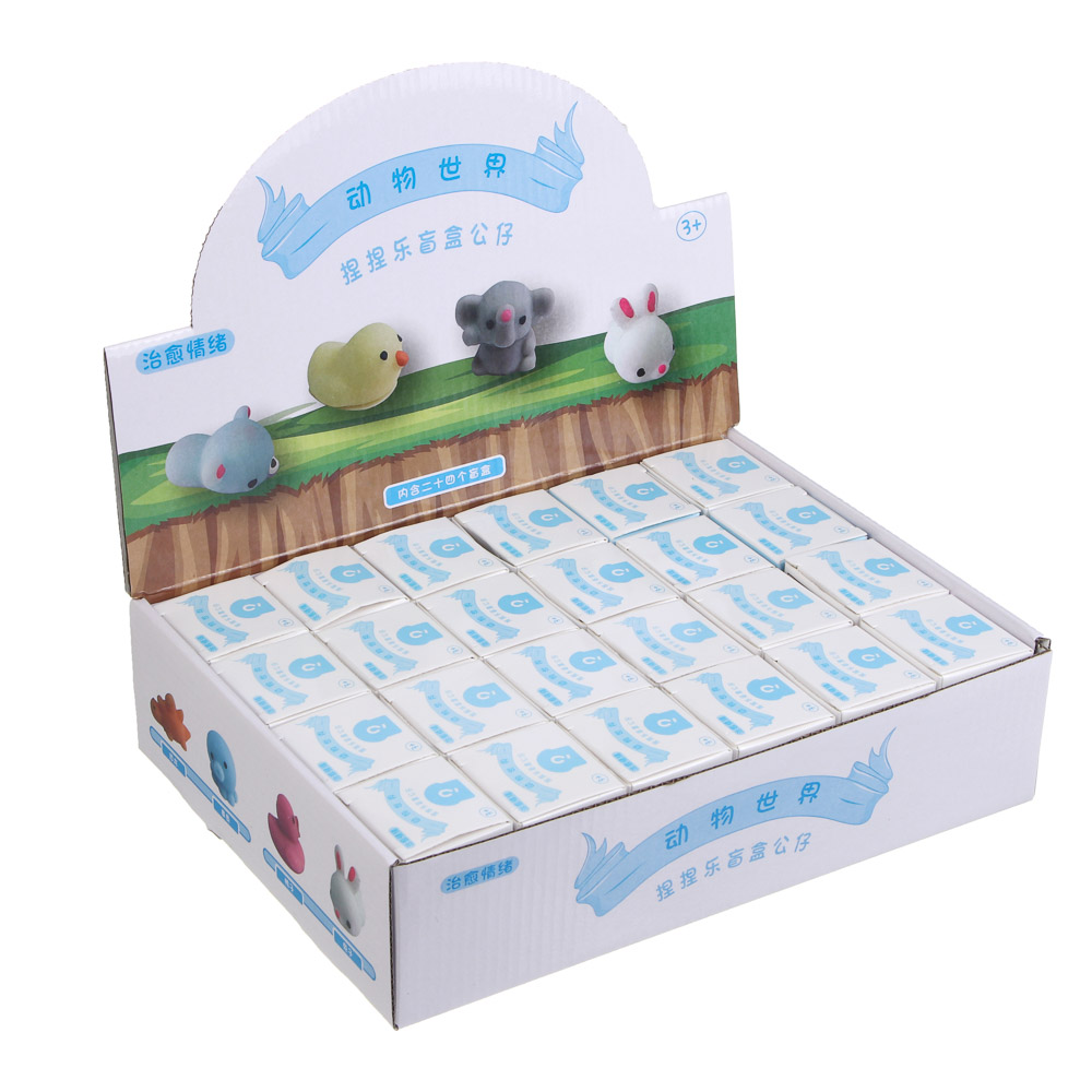 Игрушка антистресс мялка "Зоопарк", 8х5х2,5см, TPR, микс - #3