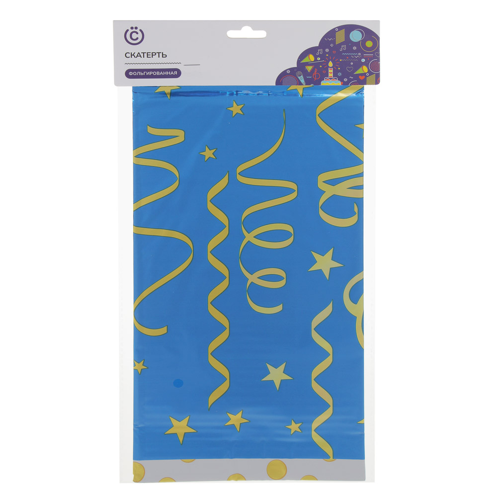 ВСЁГАЗИН Скатерть праздничная, фольгированная, голография, 137x183 см - #4