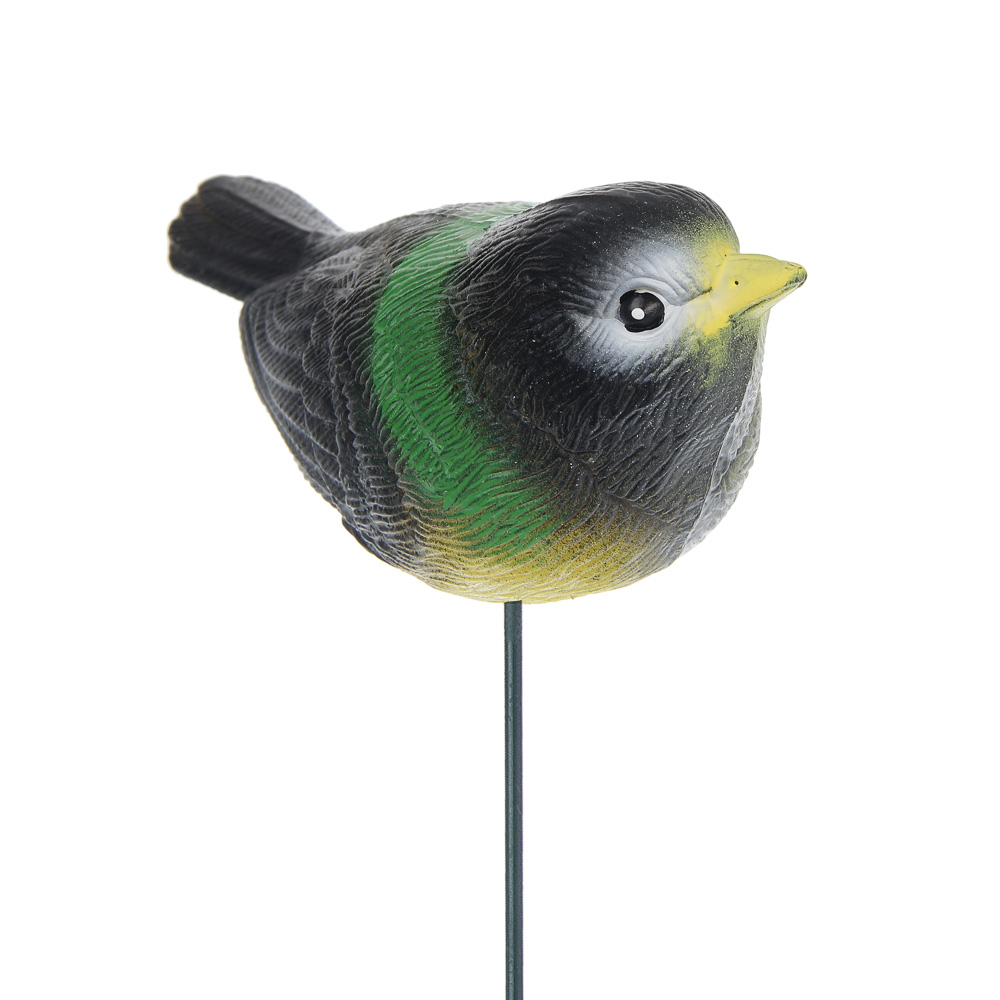 Фигурка на стержне "Птица" тм INBLOOM, 13х6х60см, полистирол, металл - #6