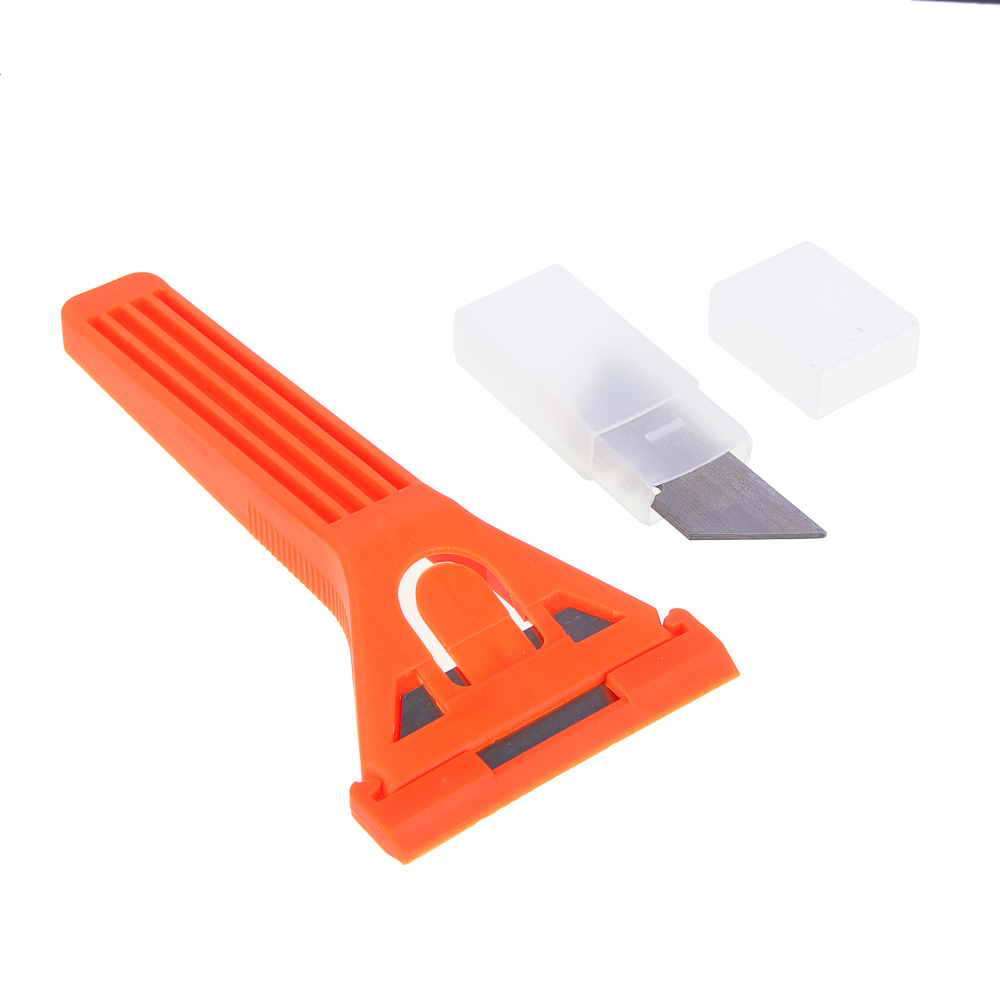 ЕРМАК Скребок универсальный для поверхностей: стеклокерамика,стекло,плитка.3 лезвия 19мм в комплекте - #2