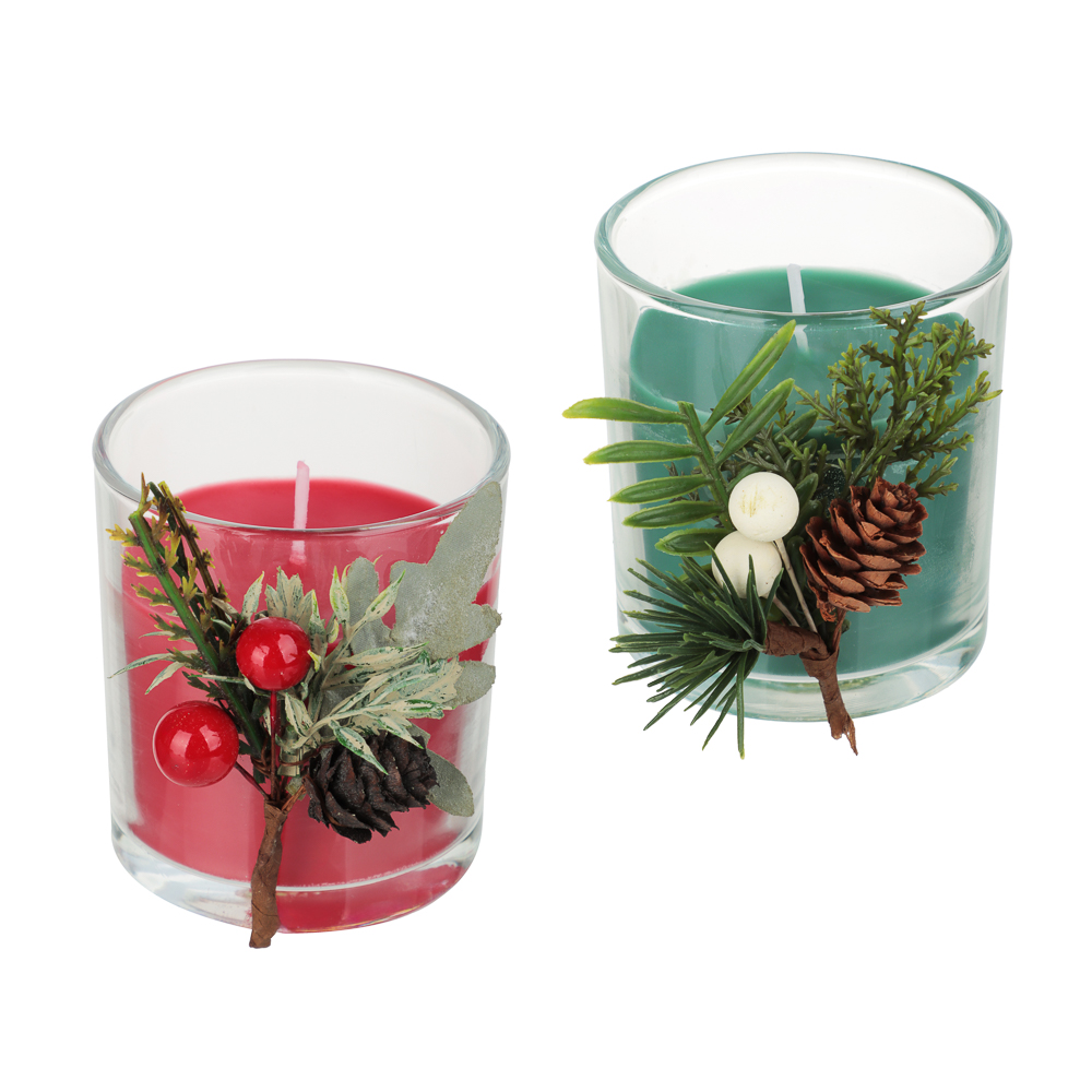 NEW GALAXY Ароматизированная свеча дикий мандарин, соленая карамель - #1