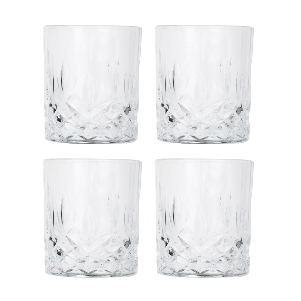 Набор вращающихся стаканов тм MILLIMI, 290 мл, стекло, 4шт - #2