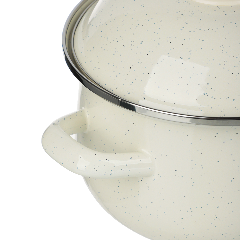 Кастрюля эмалированная VETTA Айвори, 18см, 2л, индукция - #2