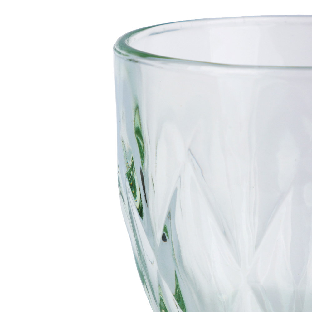 Бокал для вина тм MILLIMI Ромб, 320мл, стекло, цвет - #7