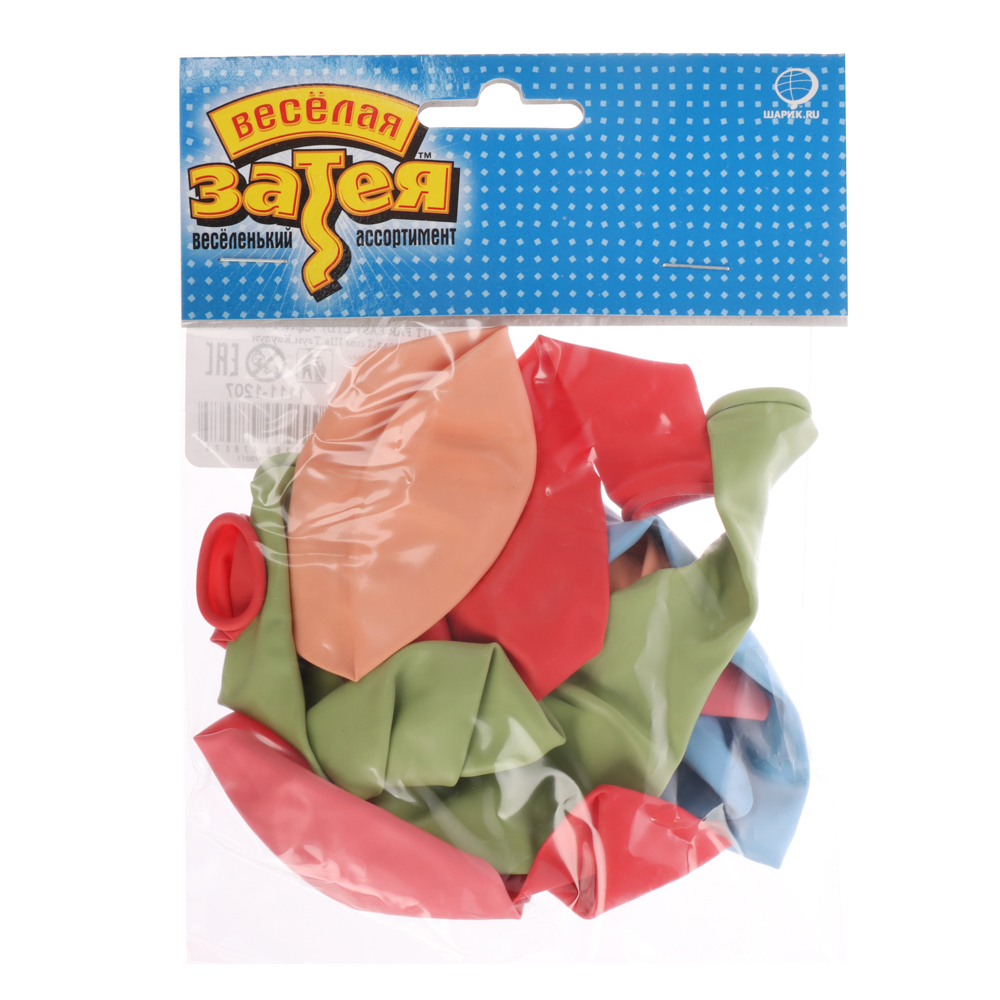 Набор воздушных шаров 10шт, тм Веселая Затея, 30см, макарунс - #3