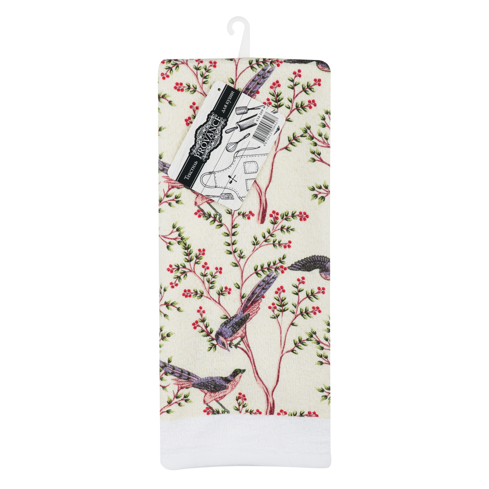 PROVANCE Birds Полотенце кухонное махровое, 38х63см, 100% хлопок - #6