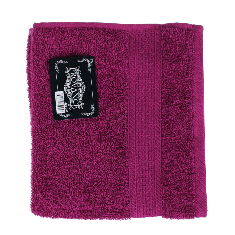 PROVANCE Наоми Полотенце махровое, 100% хлопок, 50х90см, 360гр/м, сливовый - #5