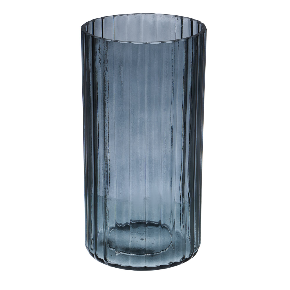 Ваза стеклянная, 10x10x20 см, 2 дизайна - #2