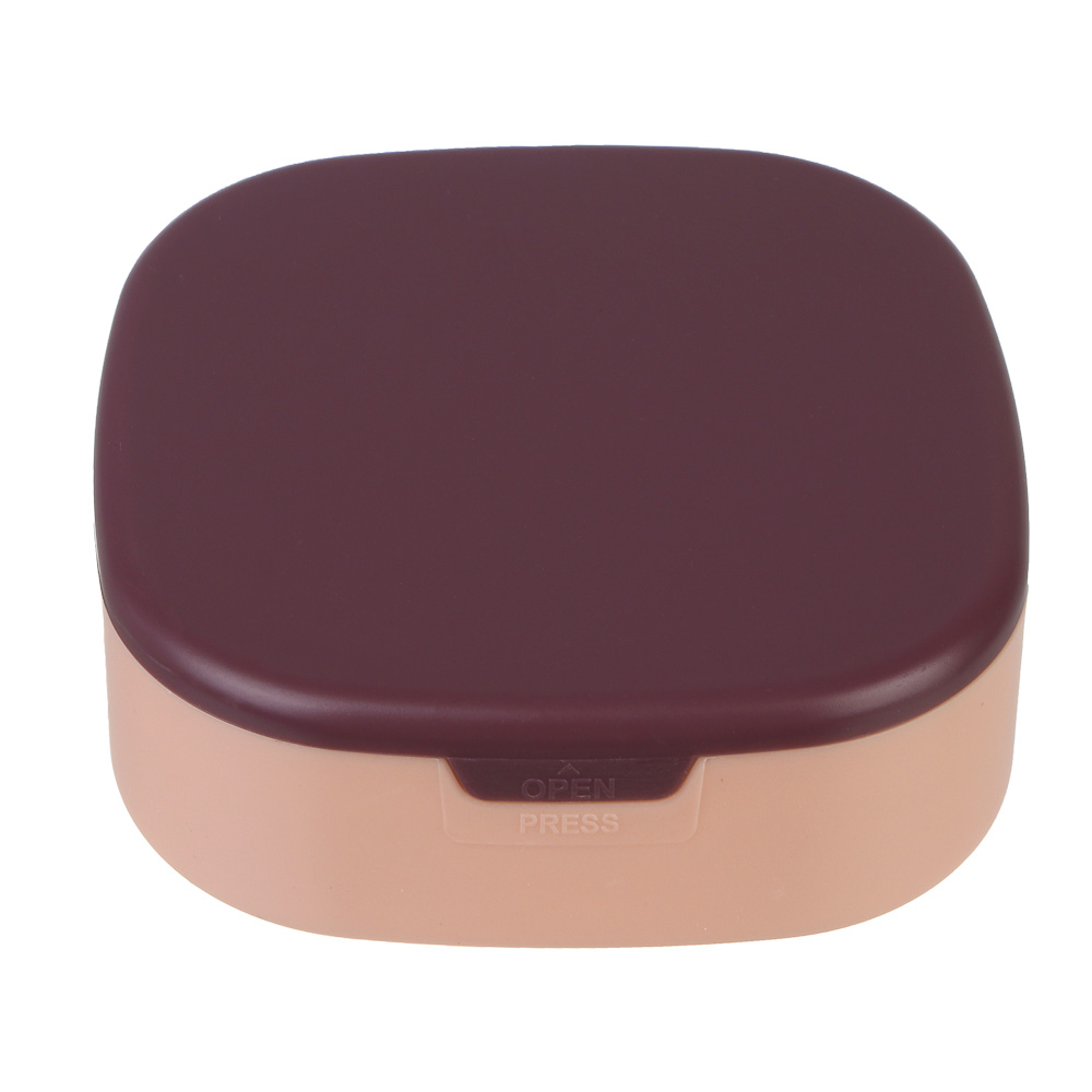 Шкатулка для украшений, 10x10x3 см, пластик, 2 цвета - #7