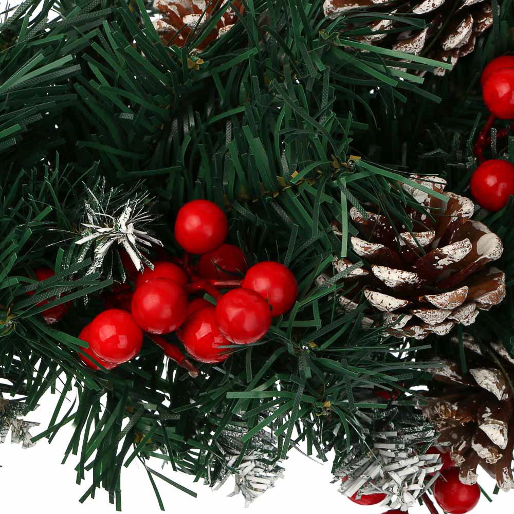 СНОУ БУМ Лапник/Сваг с декором Д 60 см Ш 30 см, ПВХ, 26-96 - #2